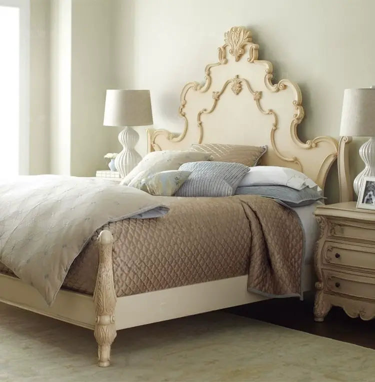 Antoine Carved Solid Wood Princess Bed