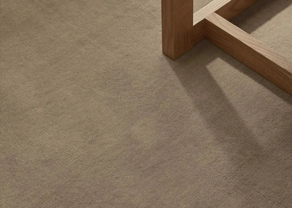 Amélie Retro Pure Sand Carpet – Minimalist Beige Design