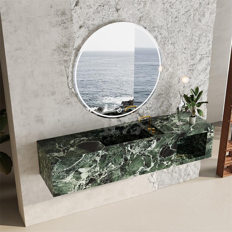 Amber Napoleon Black Bulgari Marble Sink