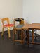 Elegant Vintage Designer Chair and Table Set - Mid-Century Modern Style