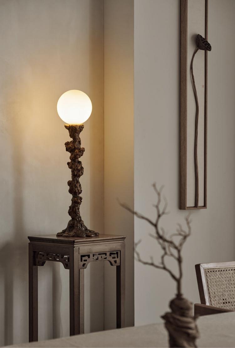 Artemis Wabi-Sabi Candlestick Zen Table Lamp