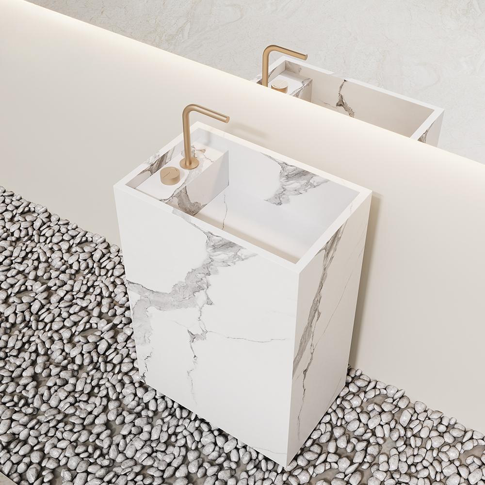 Kinsley Yellow Travertine Marble Sink