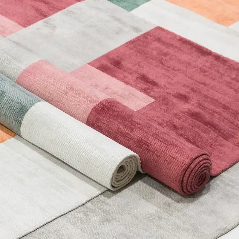 Aveline Handmade Cotton Silk Carpet – Eco-Friendly Luxury Design