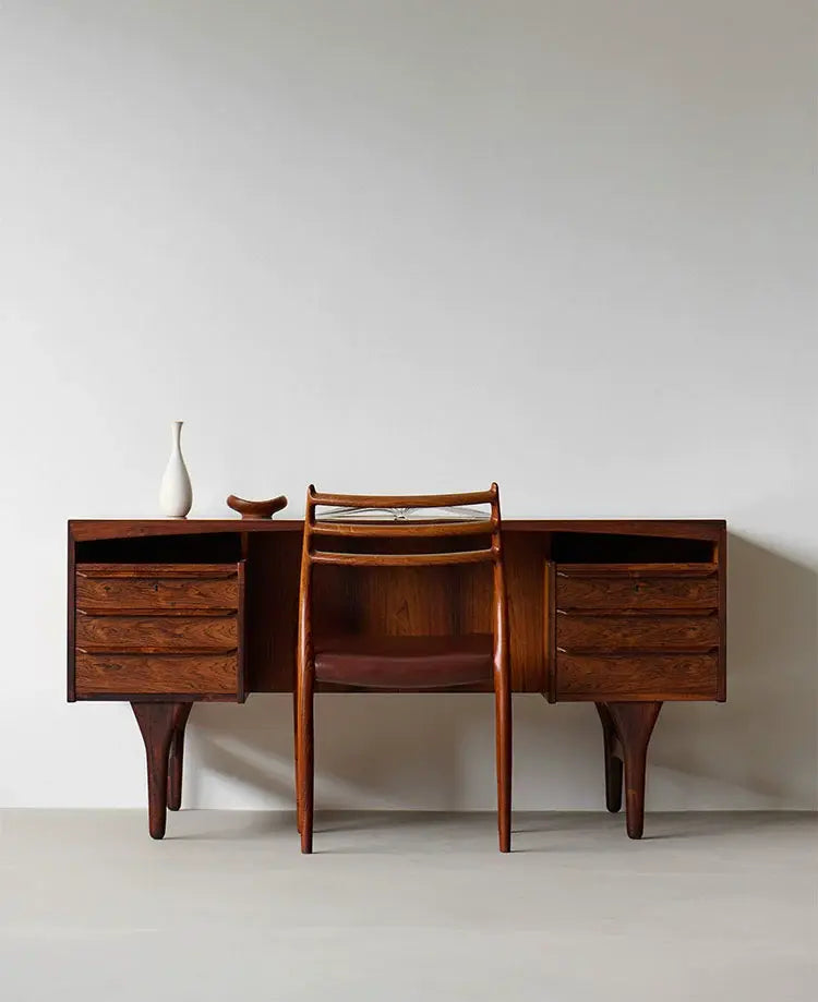 Simone Solid Wood Cherry Computer Desk