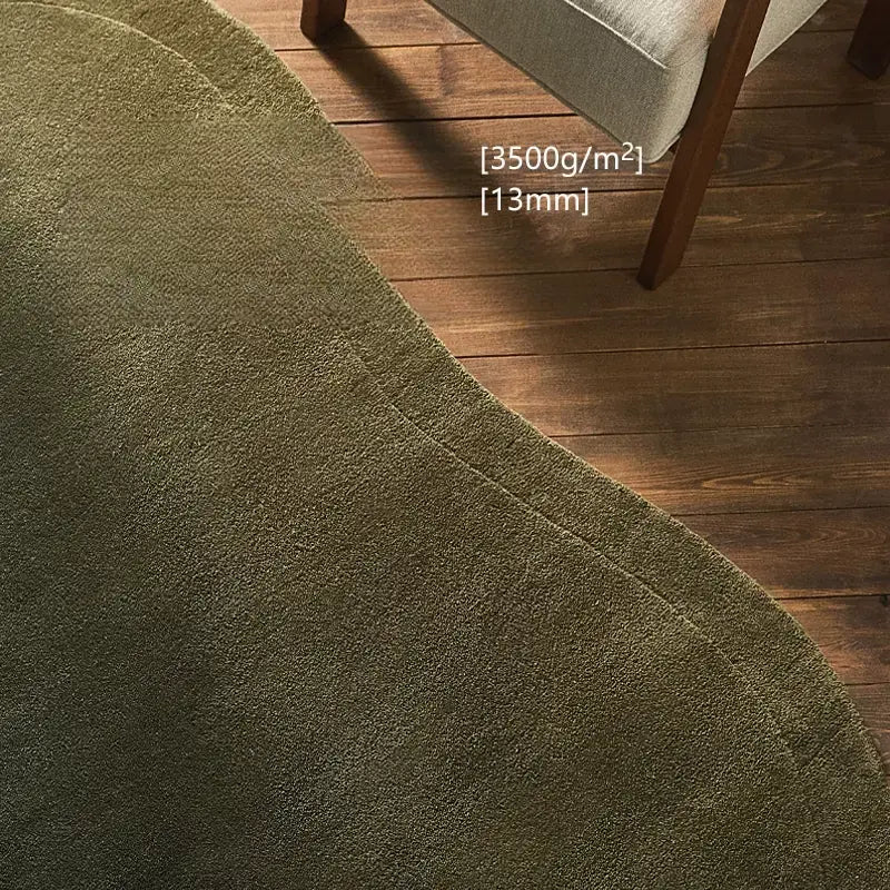 Philomène Special-Shaped High-End Carpet – Elegant Solid Color Design