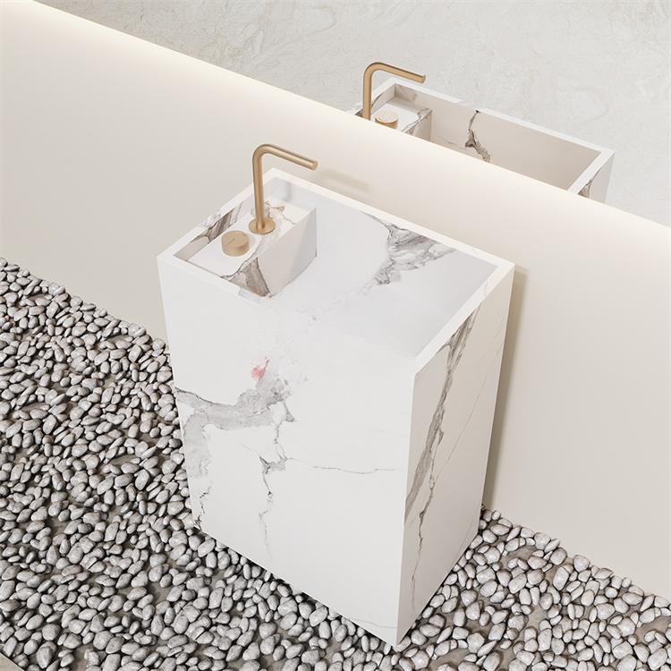 Kinsley Yellow Travertine Marble Sink