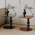 Elaine Small Rustic Wood Personality Coffee Table