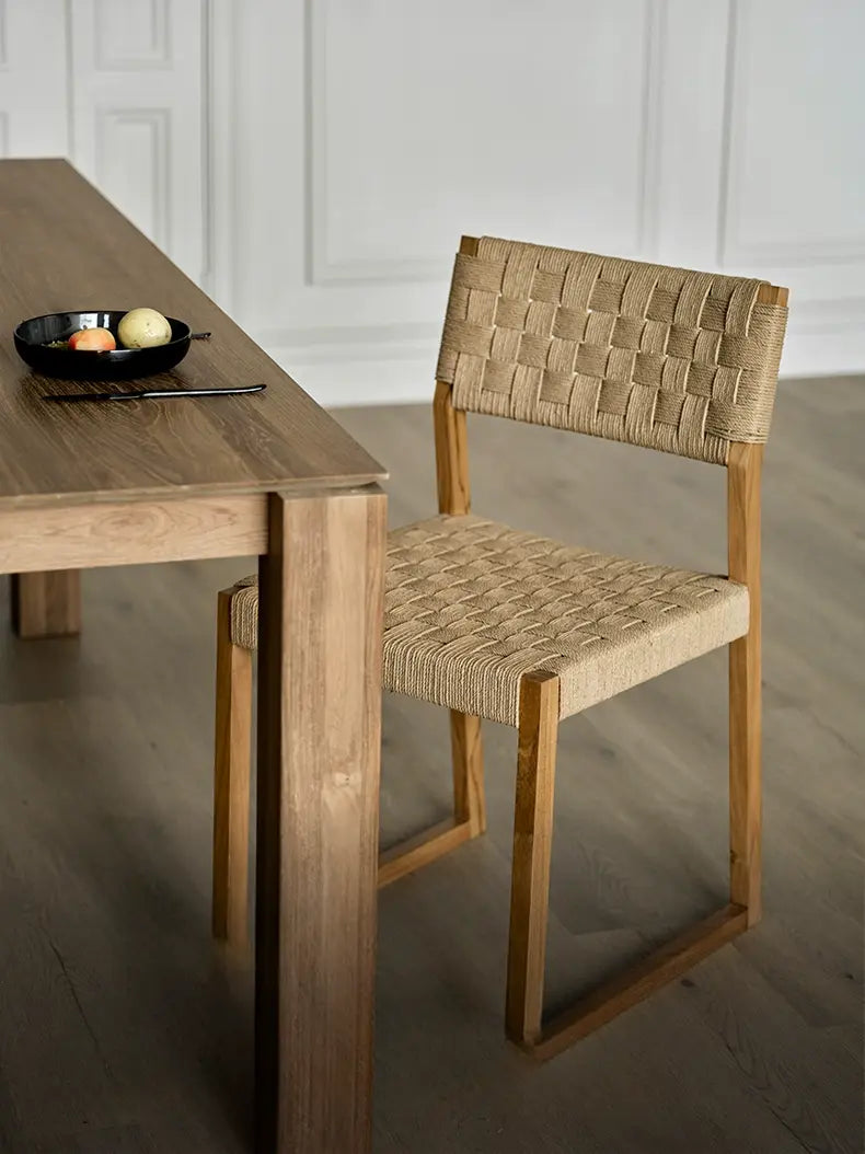 Osric Pure Teak Wood Dining Chair Subsidy