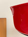 Vintage Italian 1980s Modus Atomic Red Adjustable Bar Stool Designer Chair