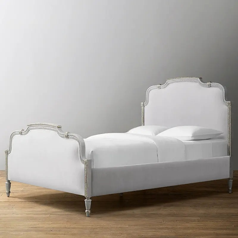 Lorenzo Simple Luxury Carved Wooden Bed