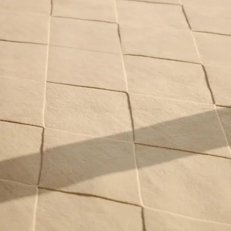 Hadrian Handmade Diamond-Shaped Carpet – Thickened High-End Design