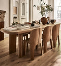 Camille Rustic Retro Wood Dining Table