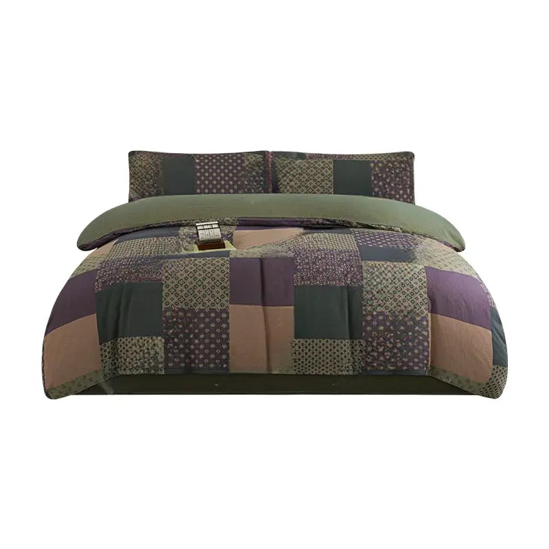 Isabeau Jacquard Double-Layer Bedding Set – 100% Cotton Skin-Friendly