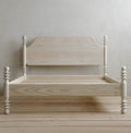 Rosette Elegant Solid Wood Wedding Bed