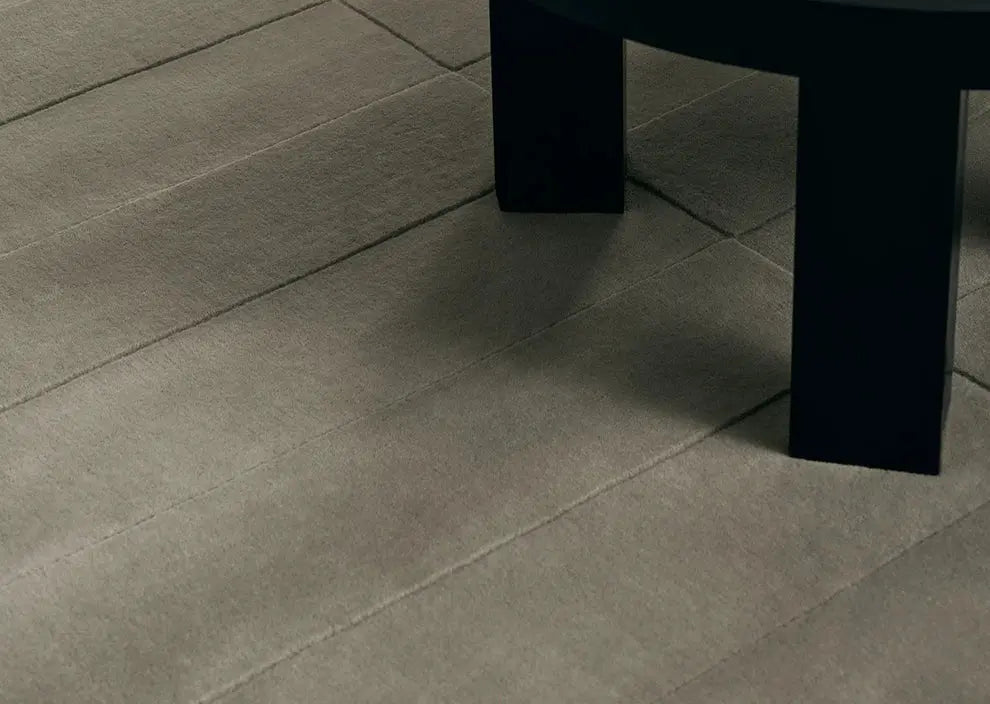 Marcella Hand-Woven Solid Gray Area Rug – Retro Nordic Design