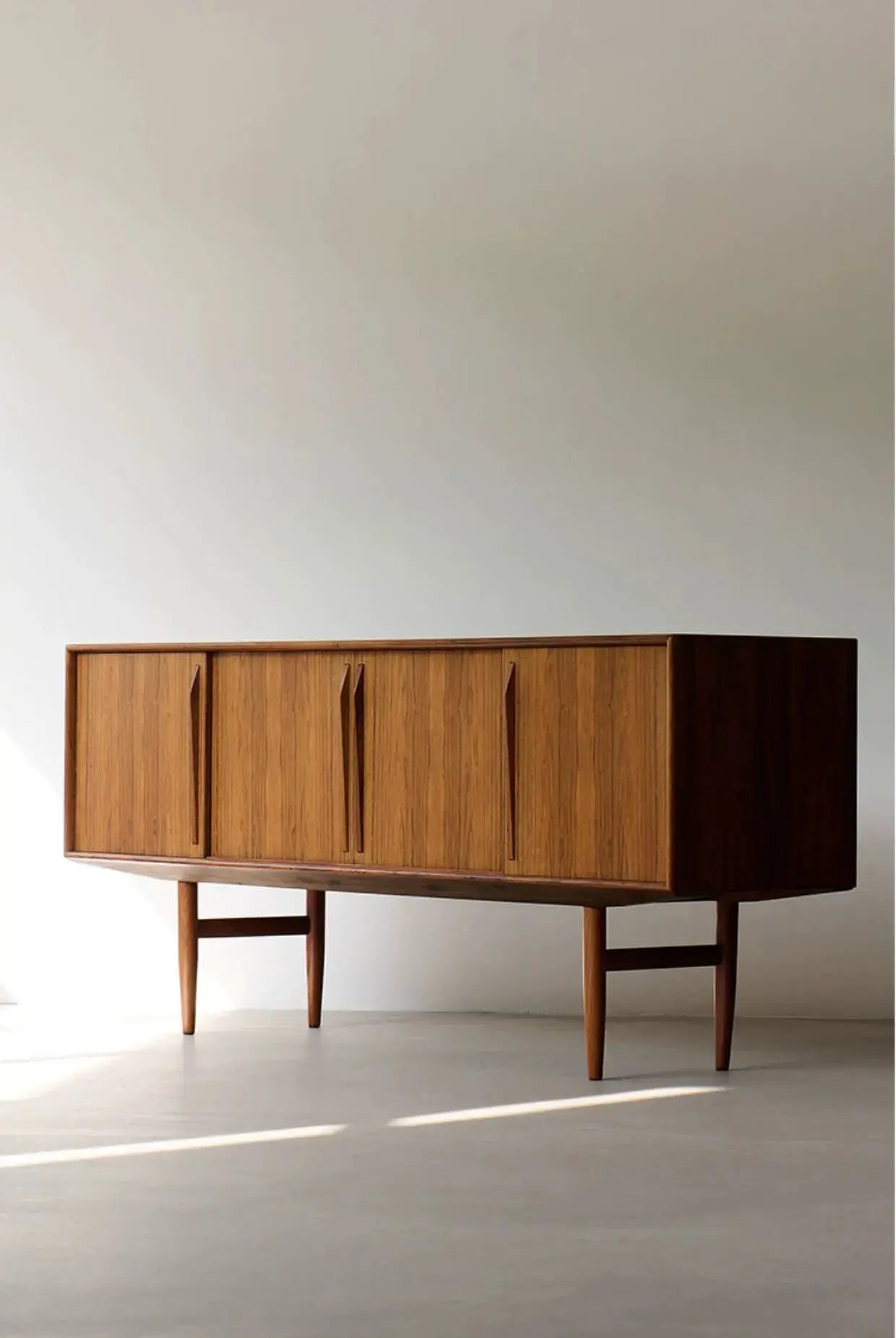 Hubert Solid Wood Danish Buffet Sideboard