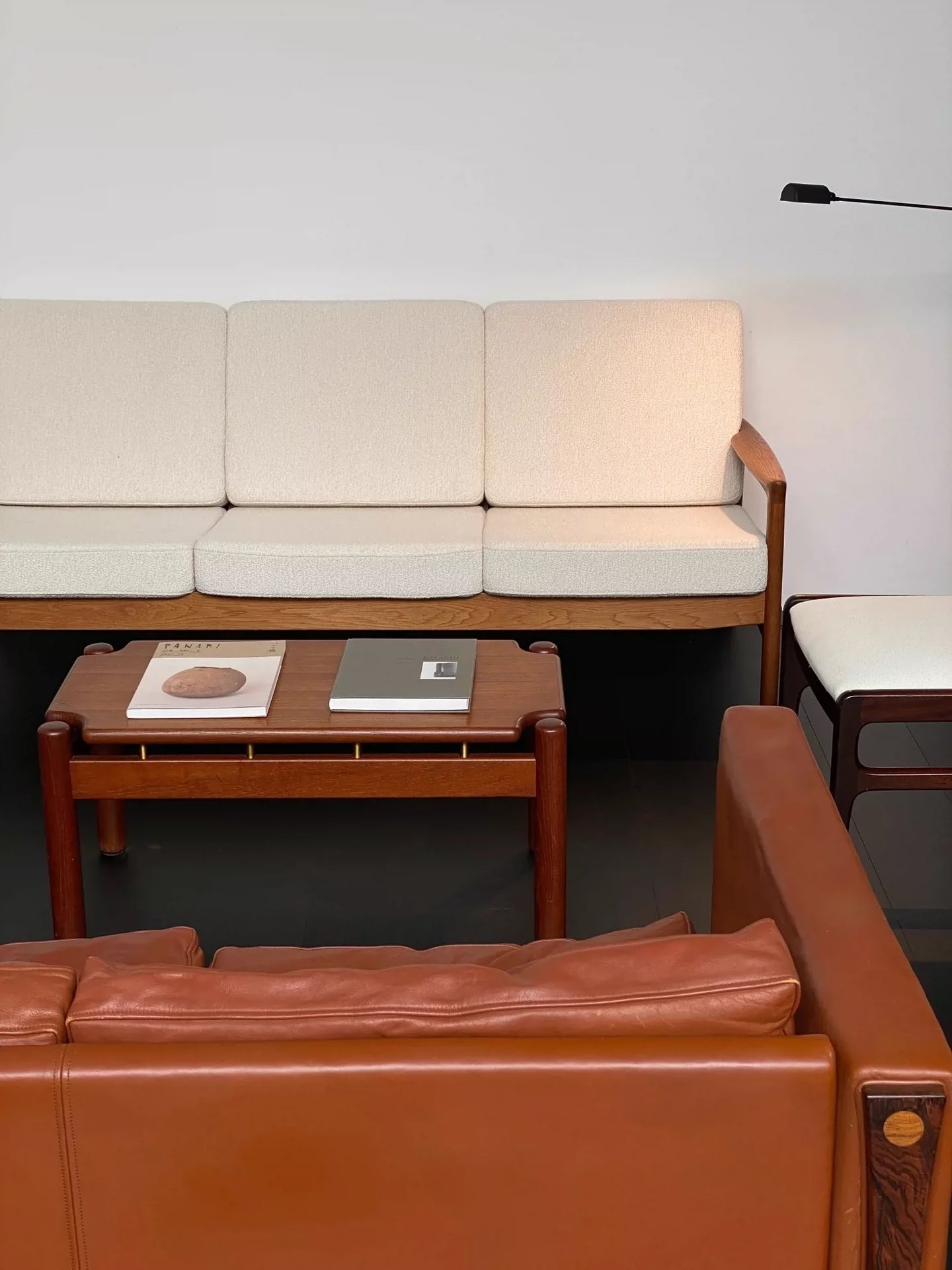 Ilmari Tapiovaara Finnish Mid-Century Modern Wood Coffee Table, Vintage Original Design