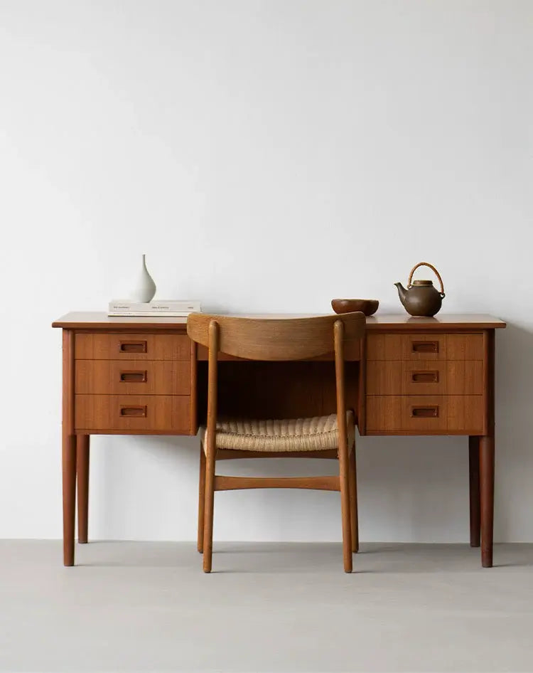 Madeleine Solid Wood Danish Style Desk