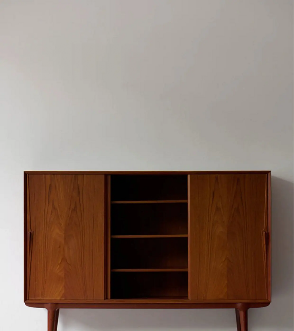 Konrad Mid-Century Modern Wood Storage Sideboard