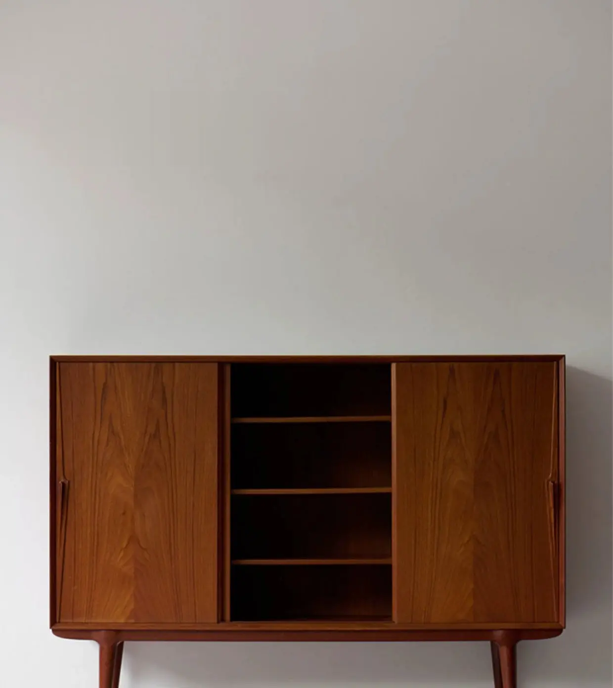 Konrad Mid-Century Modern Wood Storage Sideboard