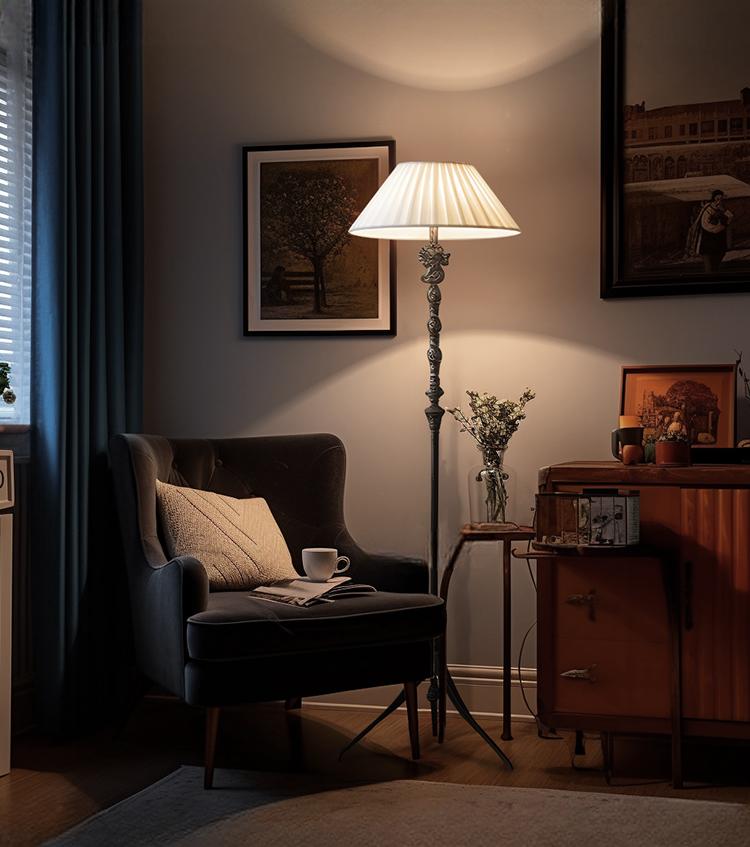 Matteo Medieval Retro Floor Lamp