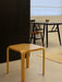 Vintage Alvar Aalto Artek Fan Leg Wood Tea Table Stool