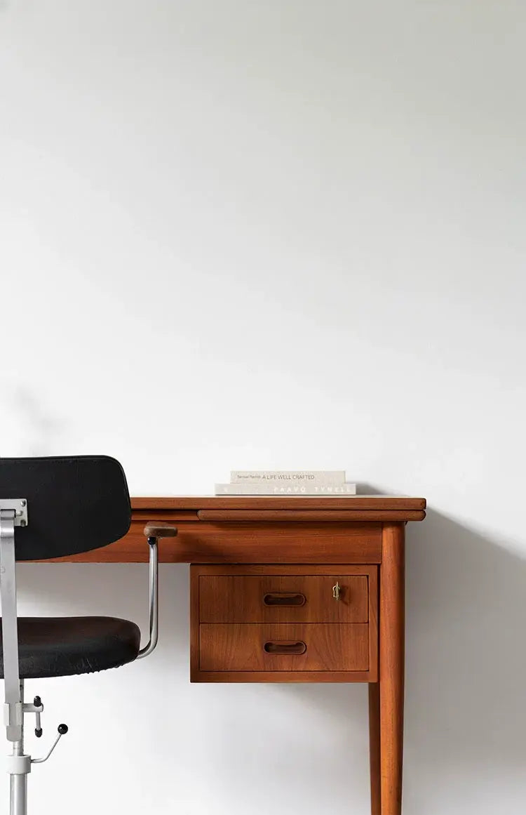 Maxime Minimalist Retro Student Writing Desk