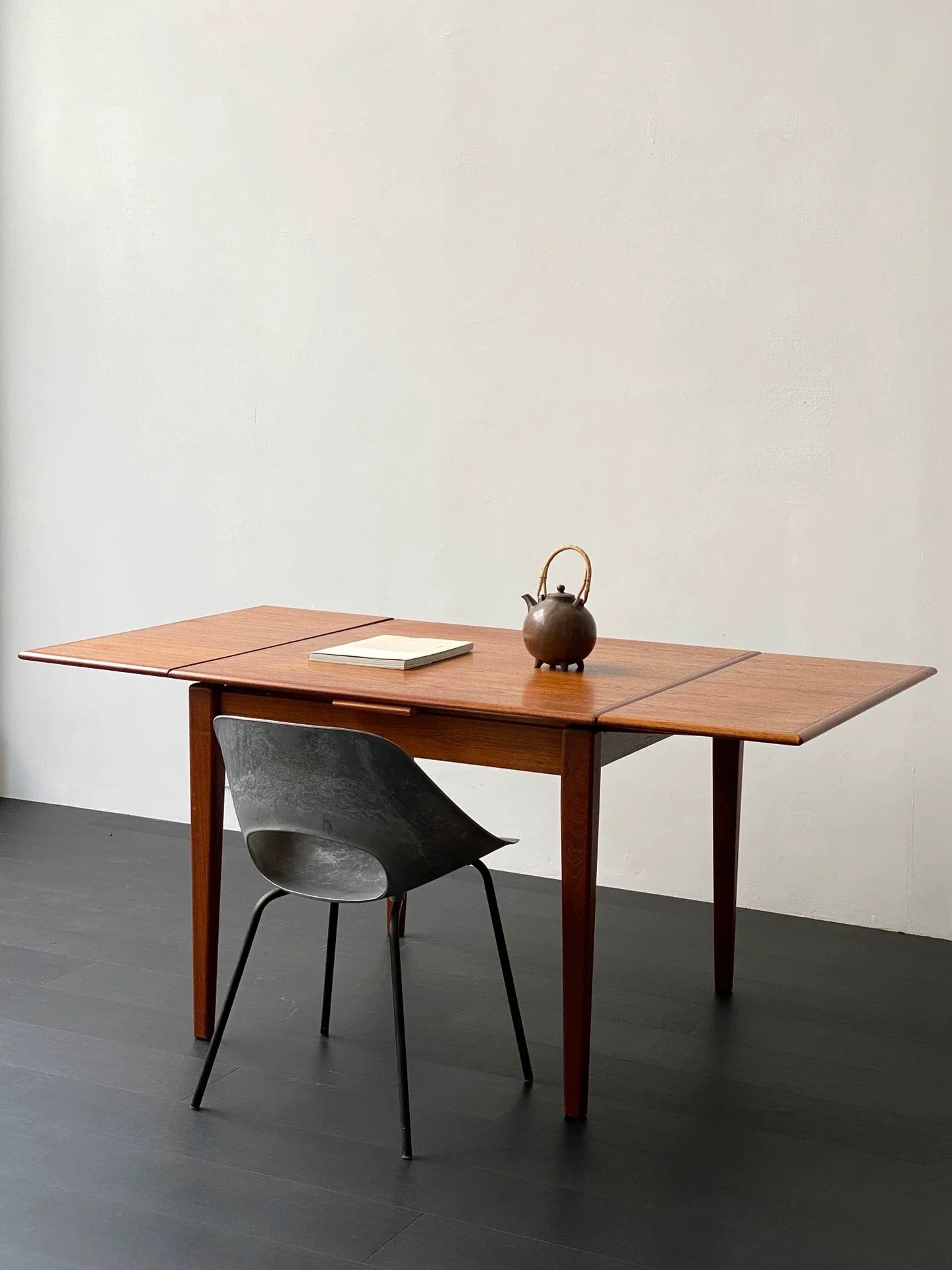 Vintage 1960s Danish Solid Wood Dining Table Mid-Century Modern Design