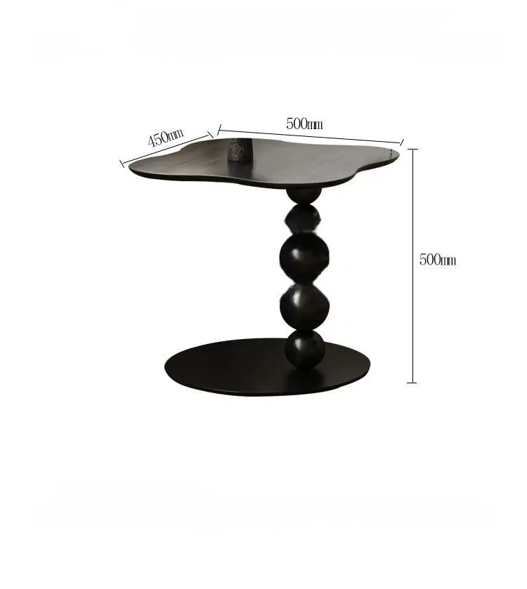 Elaine Small Rustic Wood Personality Coffee Table
