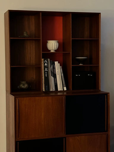 Elegant Mid-Century Danish Teak Wood Storage Cabinet by Hvidt & Mølgaard-Nielsen