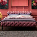 Andrea Elegant Beech Bed for Master Bedroom