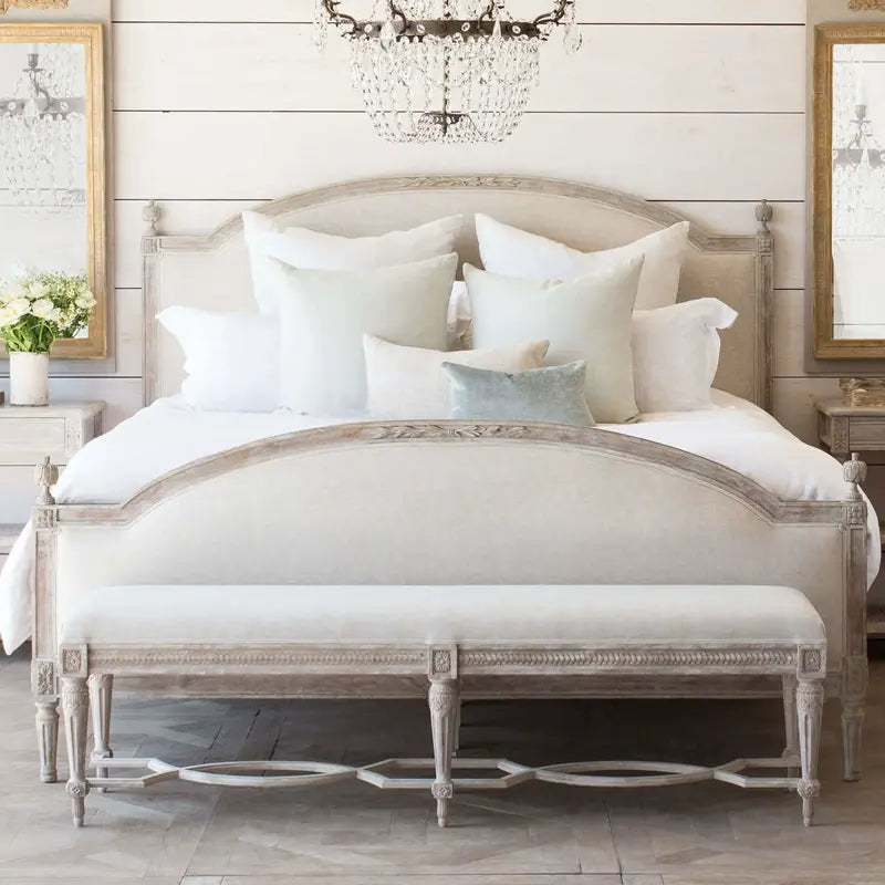 Marco Retro Solid Wood Double Bed
