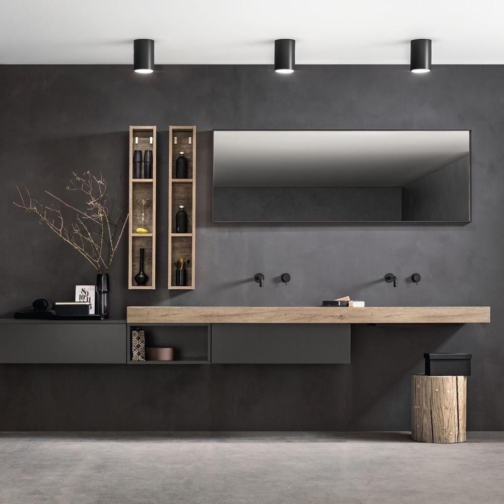Nicholas Medieval Oak Elm Double Basin