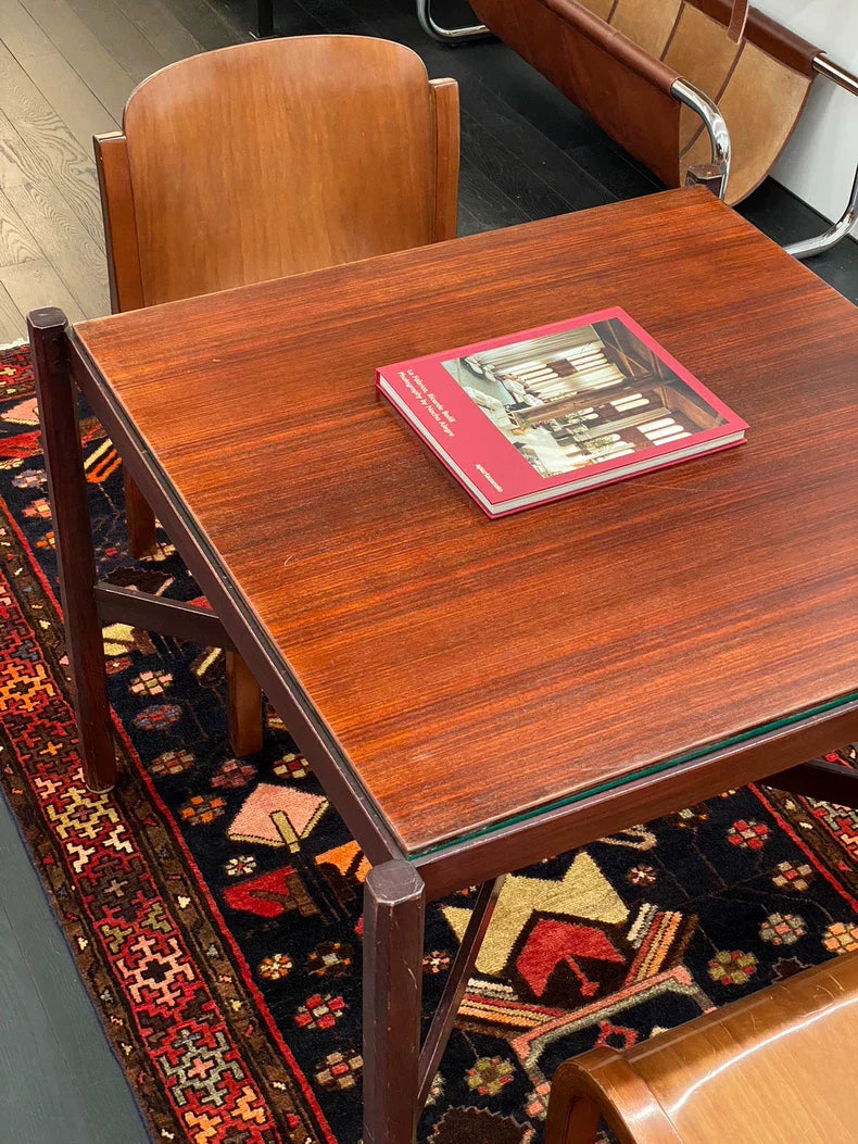 Vintage Italian Carlo Bartoli Mito T70 Walnut Beech Dining Chair 1960s