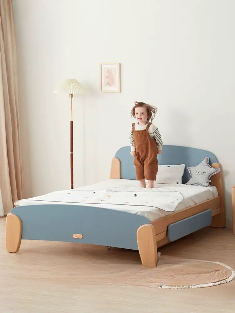 Colette imported solid wood bed