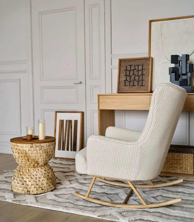 Thierry Solid Wood Rocking Leisure Balcony Chair