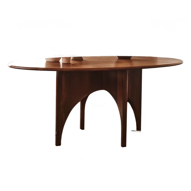 Amélie Handcrafted Log Style Dining Table
