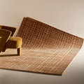 Geneviève Handmade Purple Plaid Coffee Table Blanket – Elegant High-End Design