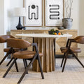 Élodie  Minimalist Luxury Wooden Dining Table