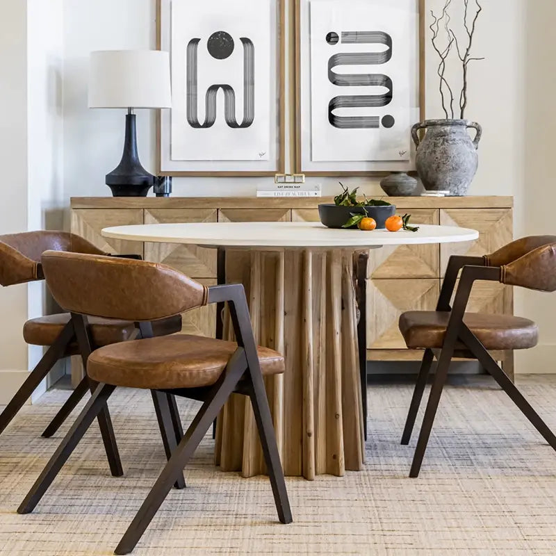 Élodie  Minimalist Luxury Wooden Dining Table