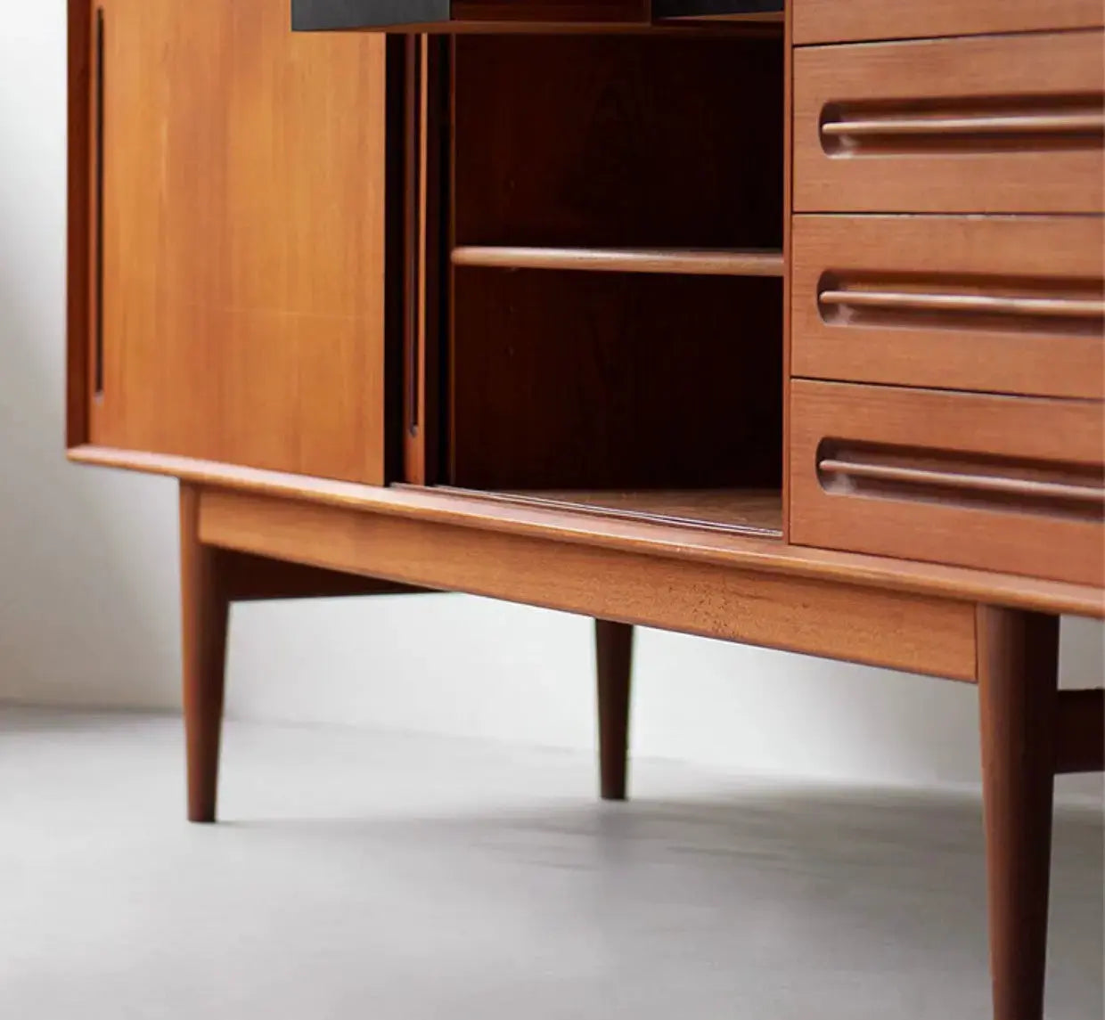 Wilbur Compact Danish TV Cabinet with Drawers
