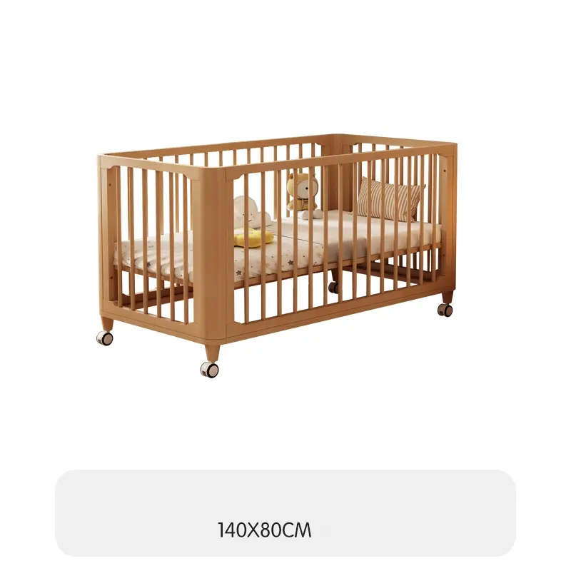 Alma Movable Wood Crib for Newborns