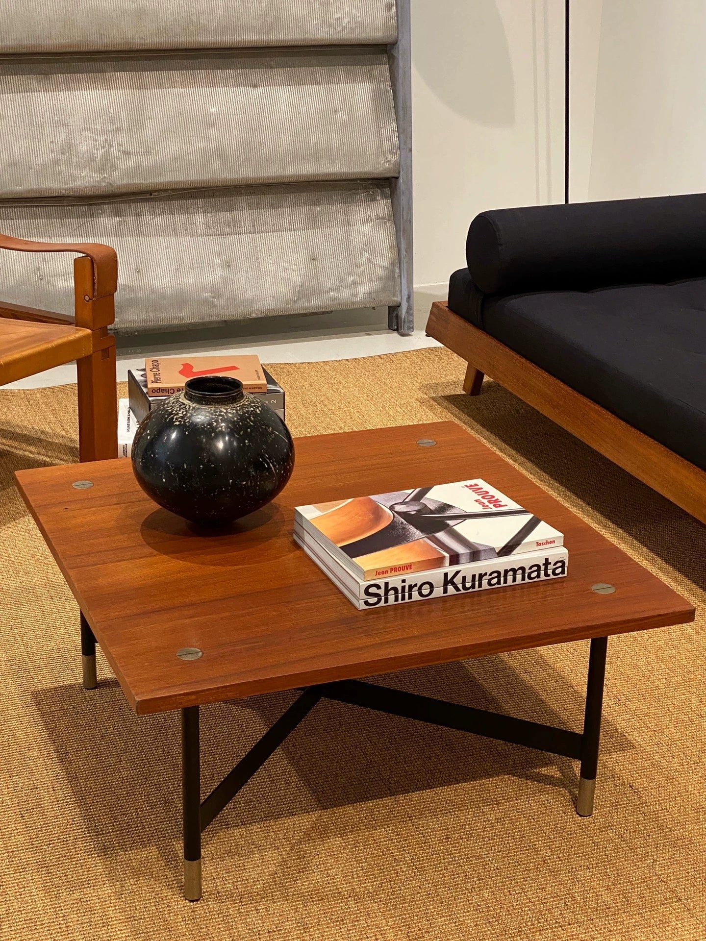 Vintage 1960s Italian Rossi di Albizzate Square Coffee Table Mid-Century
