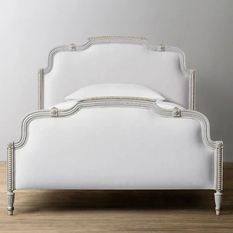Lorenzo Simple Luxury Carved Wooden Bed