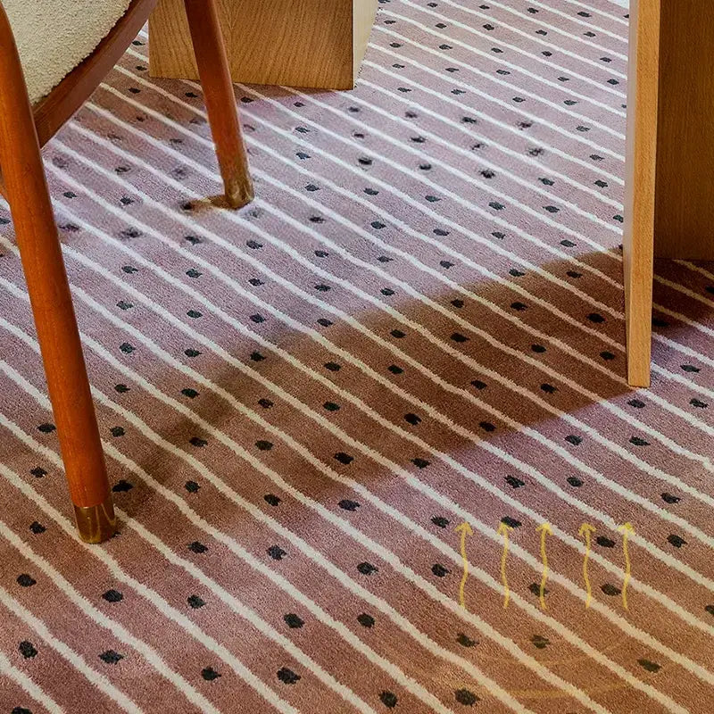 Capucine Handmade French Retro Stripe Carpet – Advanced Custom Design