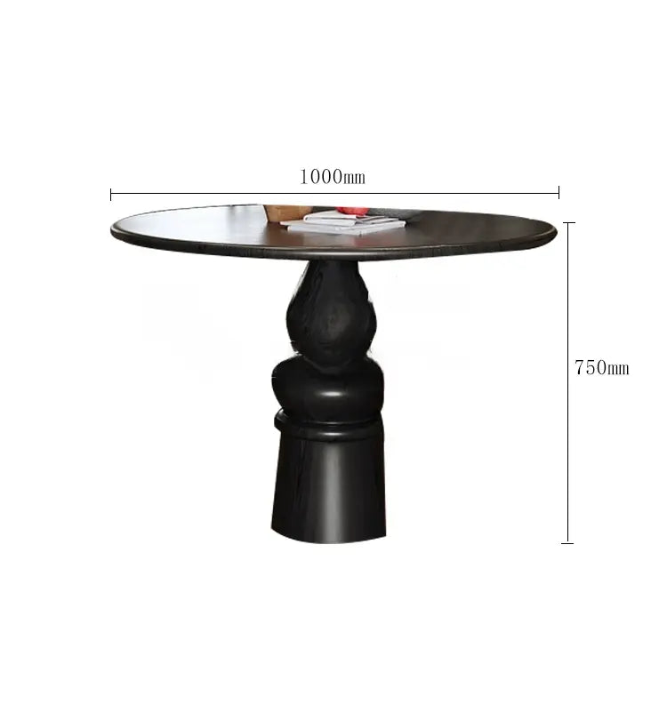 Margaux Antique Solid Wood Round Table