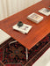 Vintage 1970s Italian Shine Rosewood Dining Table by Vico Magistretti De Padova