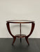 Authentic 1950s Italian Mid-Century Teak Wood Round Coffee Table