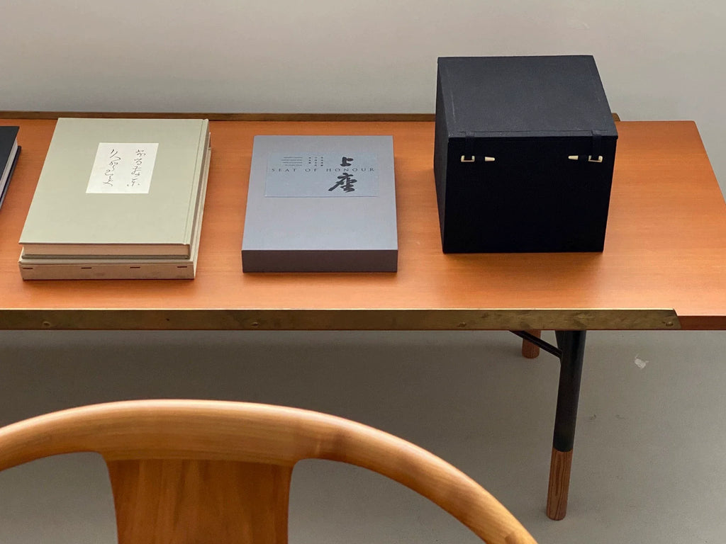 Finn Juhl Iconic Table Bench: Steel Frame, Elegant Mid-Century Modern Design