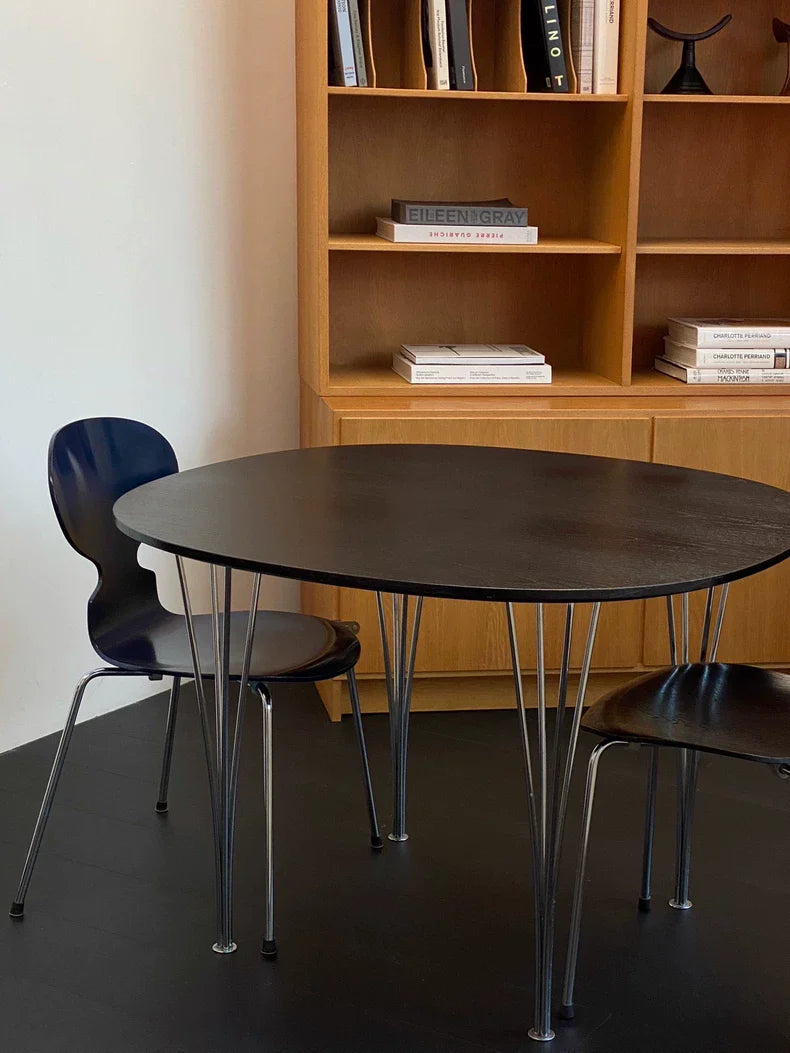 Iconic Arne Jacobsen Ant Chair: Four-Legged Stackable Plywood Danish Design